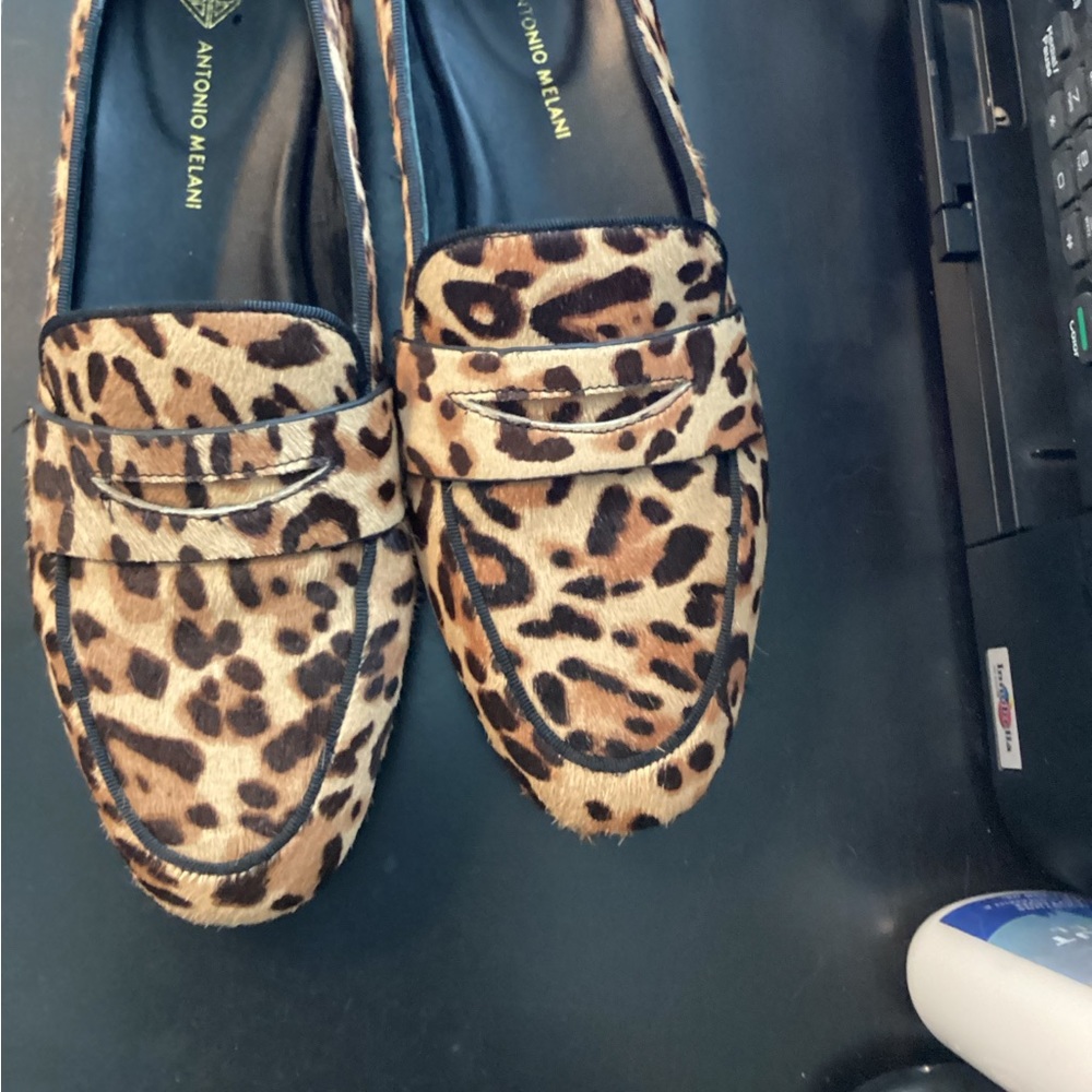 Antonio Melani Leopard Shoes -sz 9